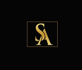 Elegant GOLD Two-Letter Logo with "S" and "A" entry by Saga09110