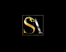 Elegant GOLD Two-Letter Logo with "S" and "A" entry by quimcey