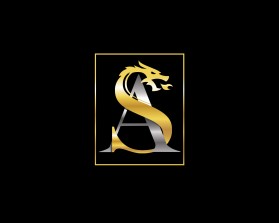 Winning entry: Elegant GOLD Two-Letter Logo with "S" and "A" entry by quimcey