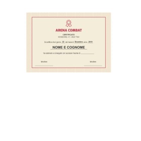 Graphic Design entry 1810168 submitted by digitale to the Graphic Design for Arena Combat, certificate for rank run by Scavone1983