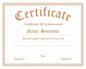 Arena Combat, certificate for rank entry by seagen studio