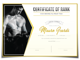 Arena Combat, certificate for rank entry by sikka2010