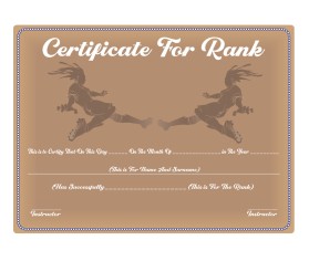 Arena Combat, certificate for rank entry by MD RASHID