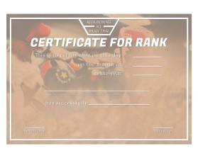 Arena Combat, certificate for rank entry by Ferryno Marcel Dinata