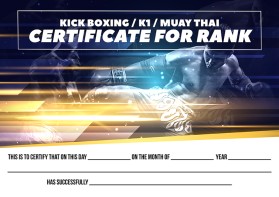 Arena Combat, certificate for rank entry by Boyan Stefanov Georgiev