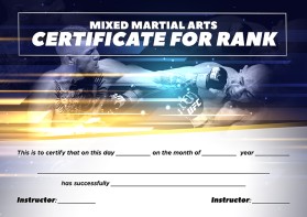 Arena Combat, certificate for rank entry by Boyan Stefanov Georgiev