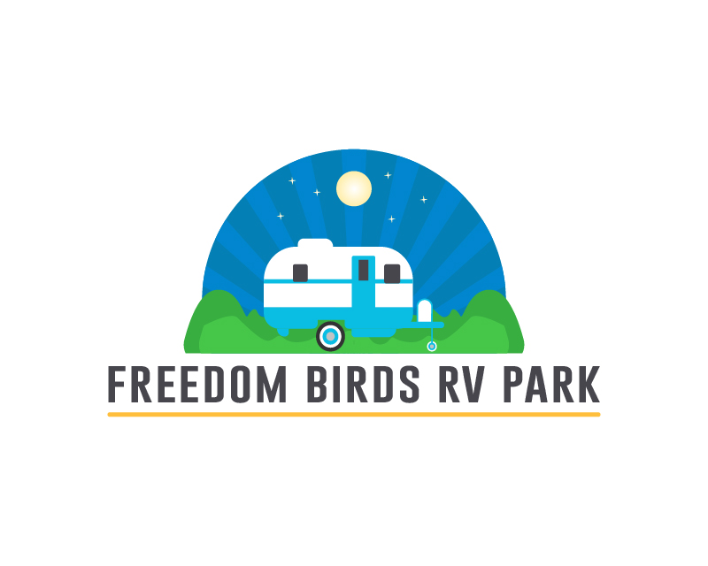Logo Design for Freedom Birds RV Park