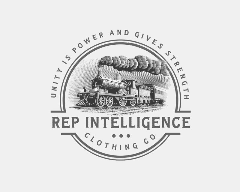 Logo Design for Rep Intelligence Clothing Co.