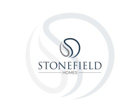 Winning entry: Stonefield Homes Logo entry by Asri