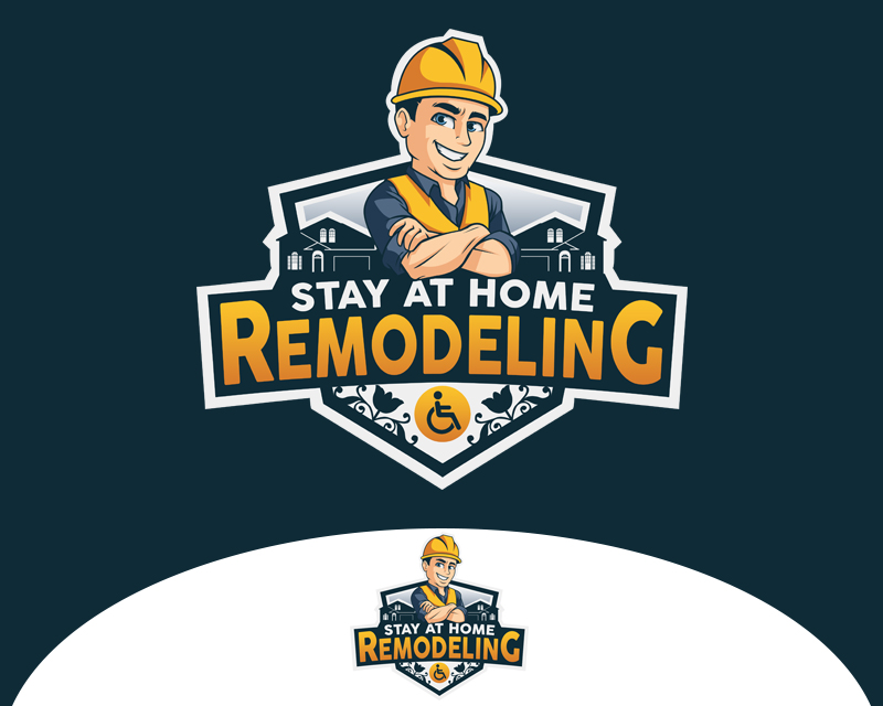 Logo Design for Stay at Home Remodeling