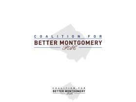 Coalition for Better Montgomery PAC entry by Sasandira