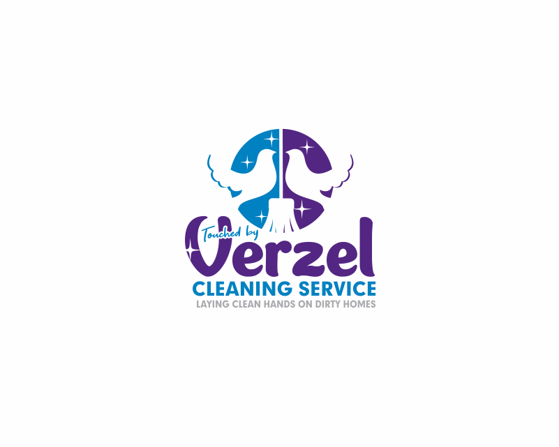 Logo Design for Touched By Verzel Cleaning Service