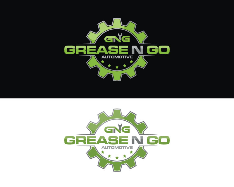 Logo Design for GREASE N GO AUTOMOTIVE