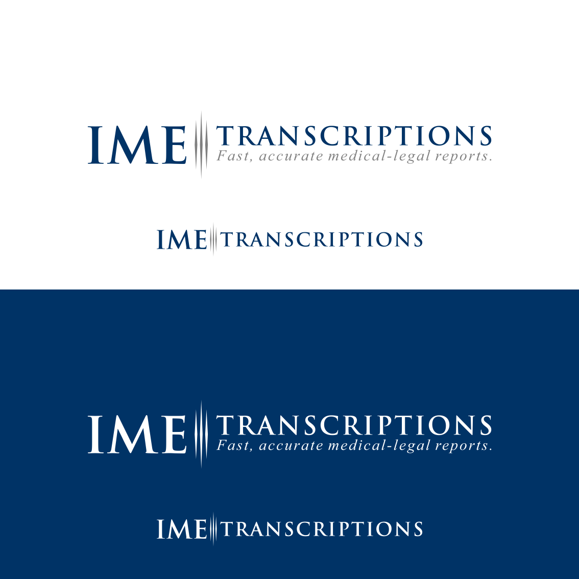 Logo Design for IME Transcriptions