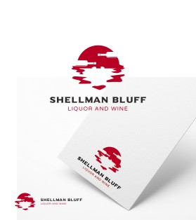 Shellman Bluff Liquor and Wine entry by mimeartworks
