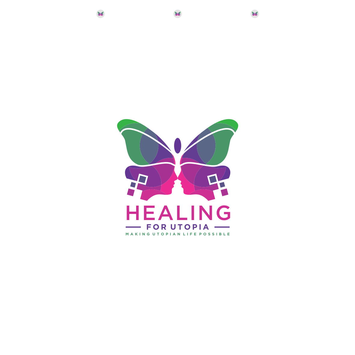 Logo Design for Healing for Utopia