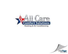 Winning entry: HVAC Logo with American Spin entry by webpagesol