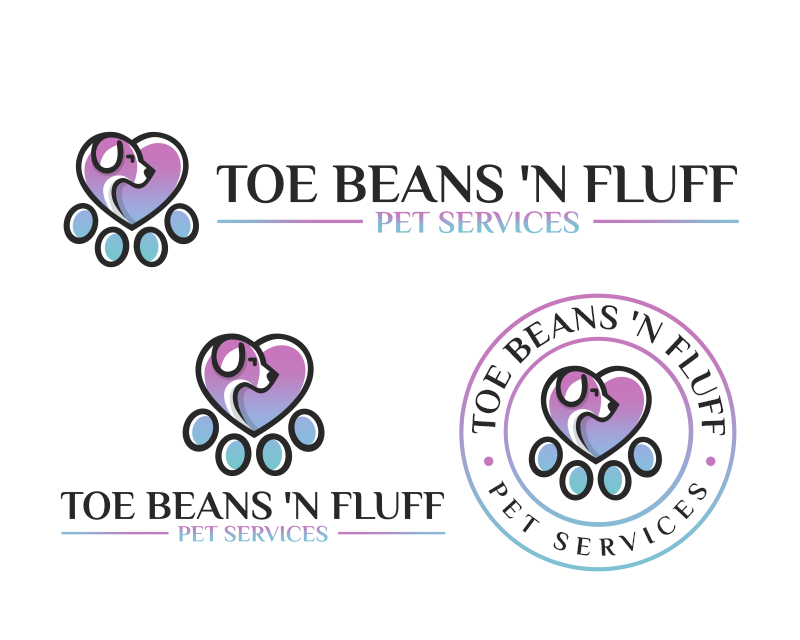 Logo Design for Toe Beans 'n Fluff