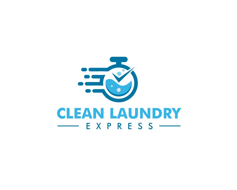 Logo Design for Clean Laundry Express
