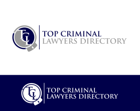 Top Criminal Lawyers Directory (all of this text needs to be the same weight, size, font). 'Directory' should be the 2nd color. entry by sella