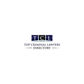 Top Criminal Lawyers Directory (all of this text needs to be the same weight, size, font). 'Directory' should be the 2nd color. entry by berkah