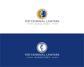 Top Criminal Lawyers Directory (all of this text needs to be the same weight, size, font). 'Directory' should be the 2nd color. entry by LukeMAGZ