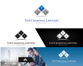 Top Criminal Lawyers Directory (all of this text needs to be the same weight, size, font). 'Directory' should be the 2nd color. entry by HUSNUL7