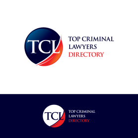 Top Criminal Lawyers Directory (all of this text needs to be the same weight, size, font). 'Directory' should be the 2nd color. entry by far3L