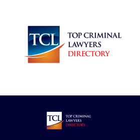 Top Criminal Lawyers Directory (all of this text needs to be the same weight, size, font). 'Directory' should be the 2nd color. entry by far3L