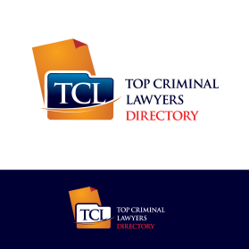 Top Criminal Lawyers Directory (all of this text needs to be the same weight, size, font). 'Directory' should be the 2nd color. entry by far3L