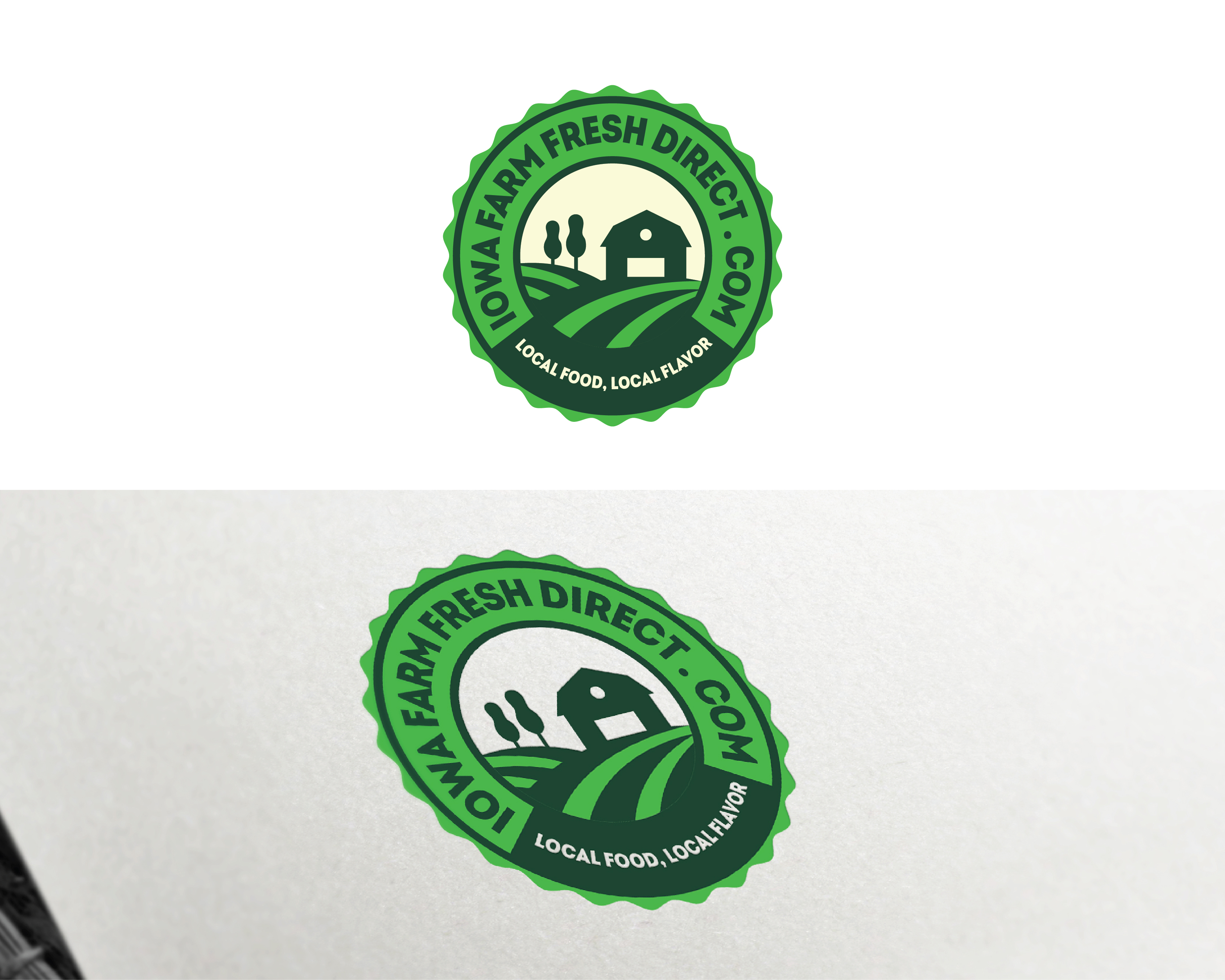 Logo Design for iowa farm fresh direct . com