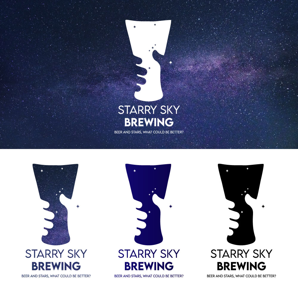 Logo Design for Starry Sky Brewing