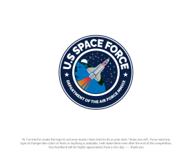 Official Hatchwise Contest- Redesign the US Space Force Logo entry by ENVIRON