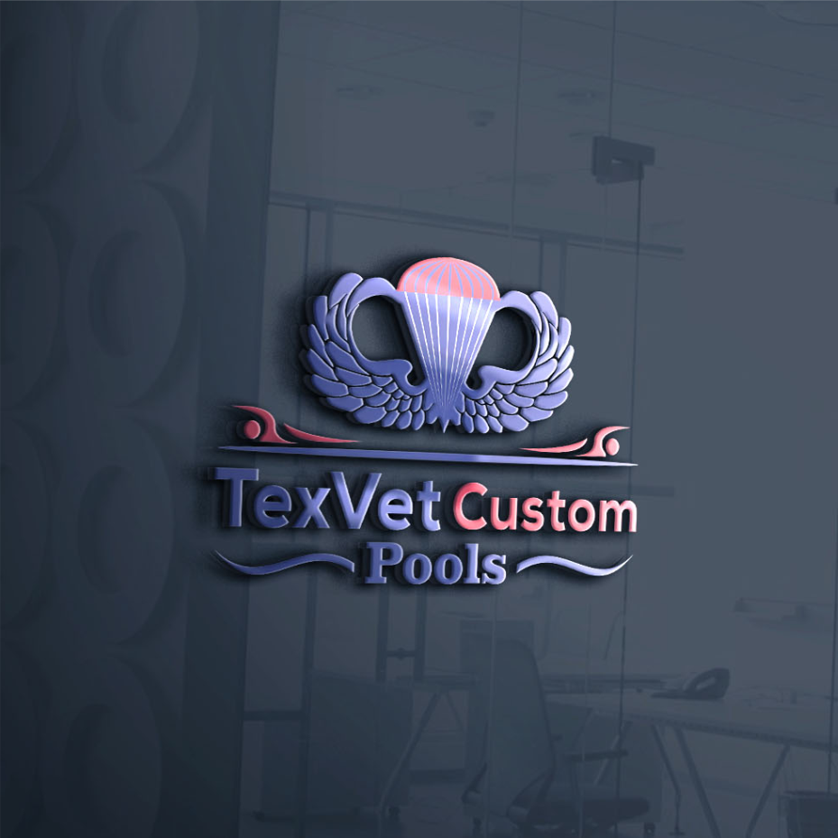 Logo Design for TexVet Custom Pools