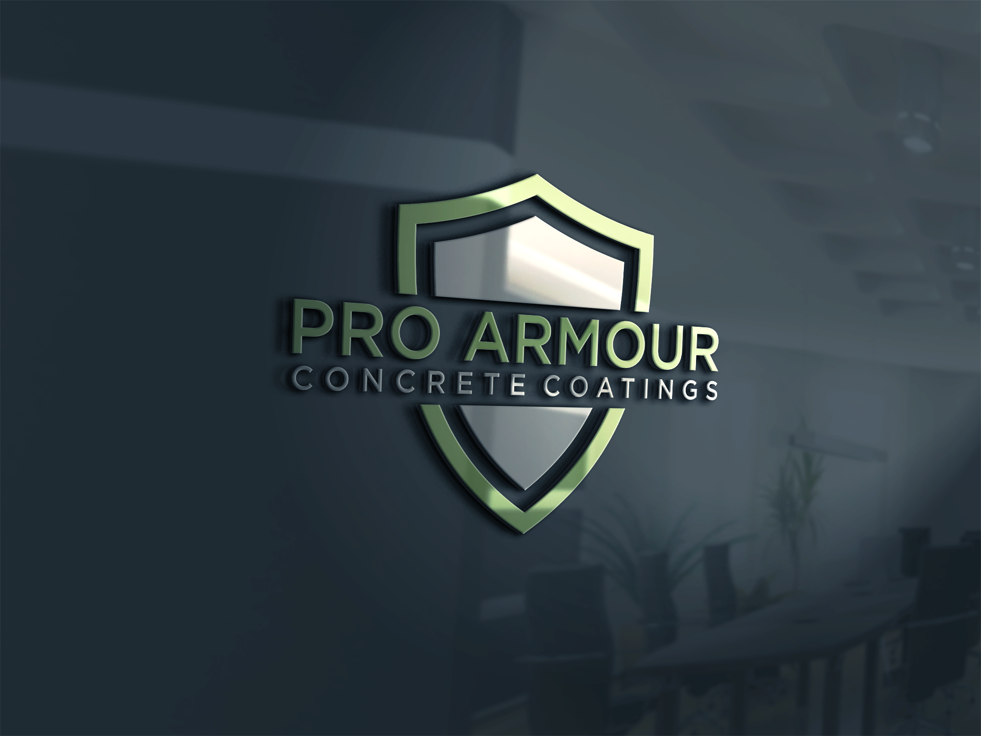 Logo Design for Pro Armour Concrete Coatings