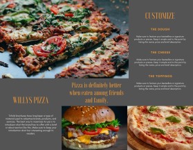 Brochure Design entry 1960193 submitted by plexdesign to the Brochure Design for Willys Pizza run by fbartos