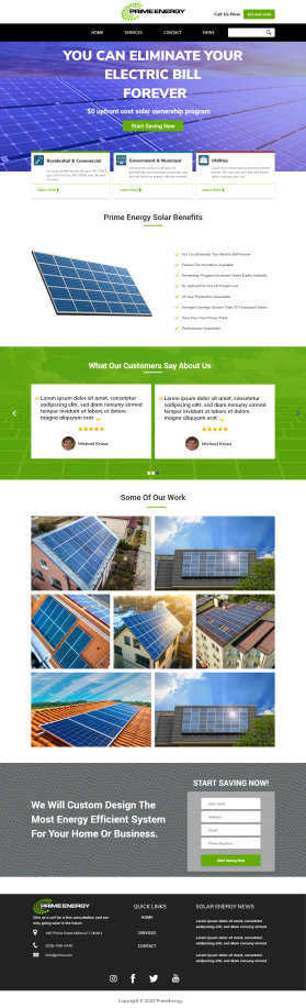 Prime Energy Solar entry by amjedviera
