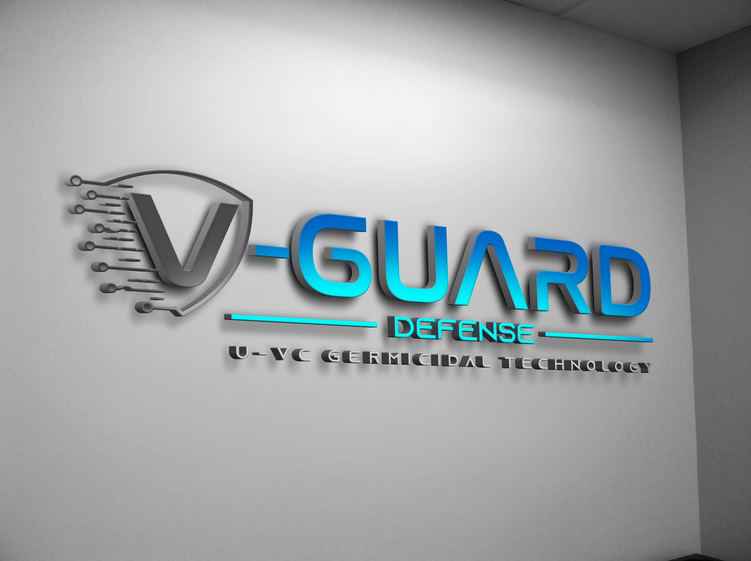 Logo Design for V-Guard Defense