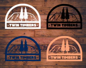 Twin Timbers entry by Pyramid Graphics