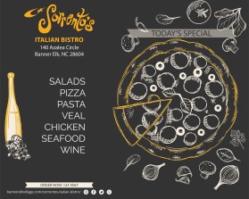 http://bannerelkvillage.com/sorrentos-italian-bistro/ entry by Deven G
