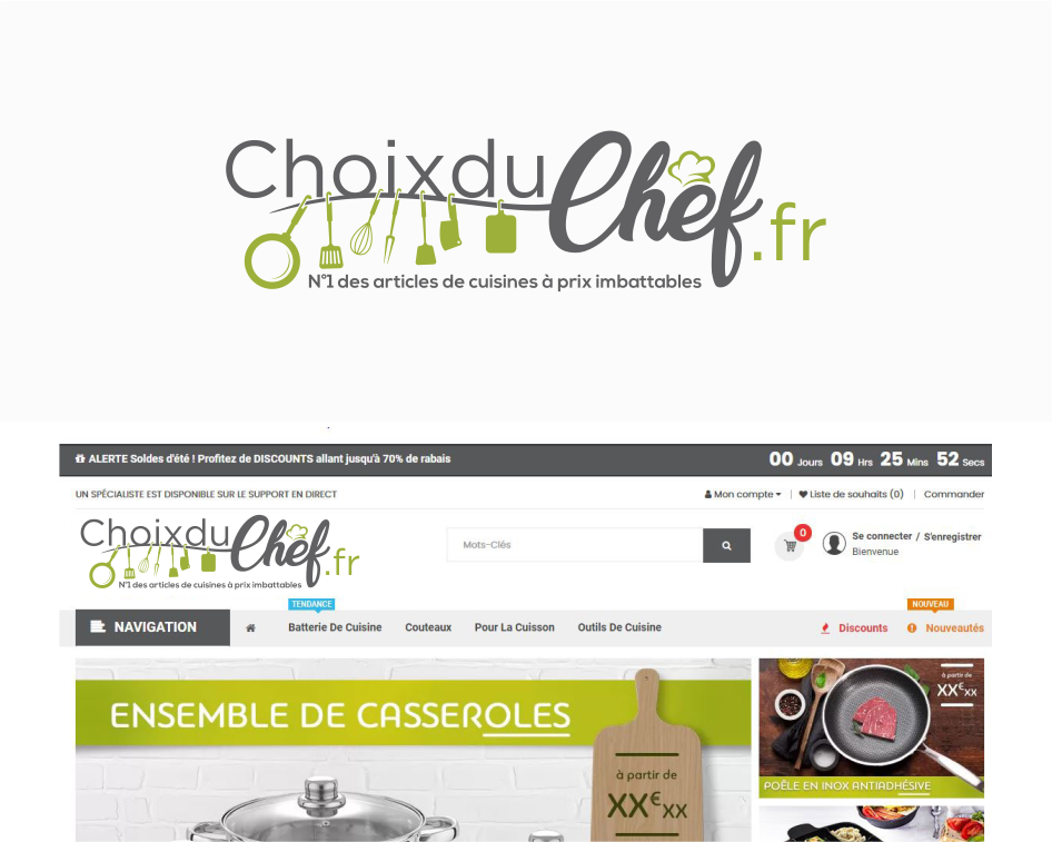 Logo Design for ChoixduChef.fr