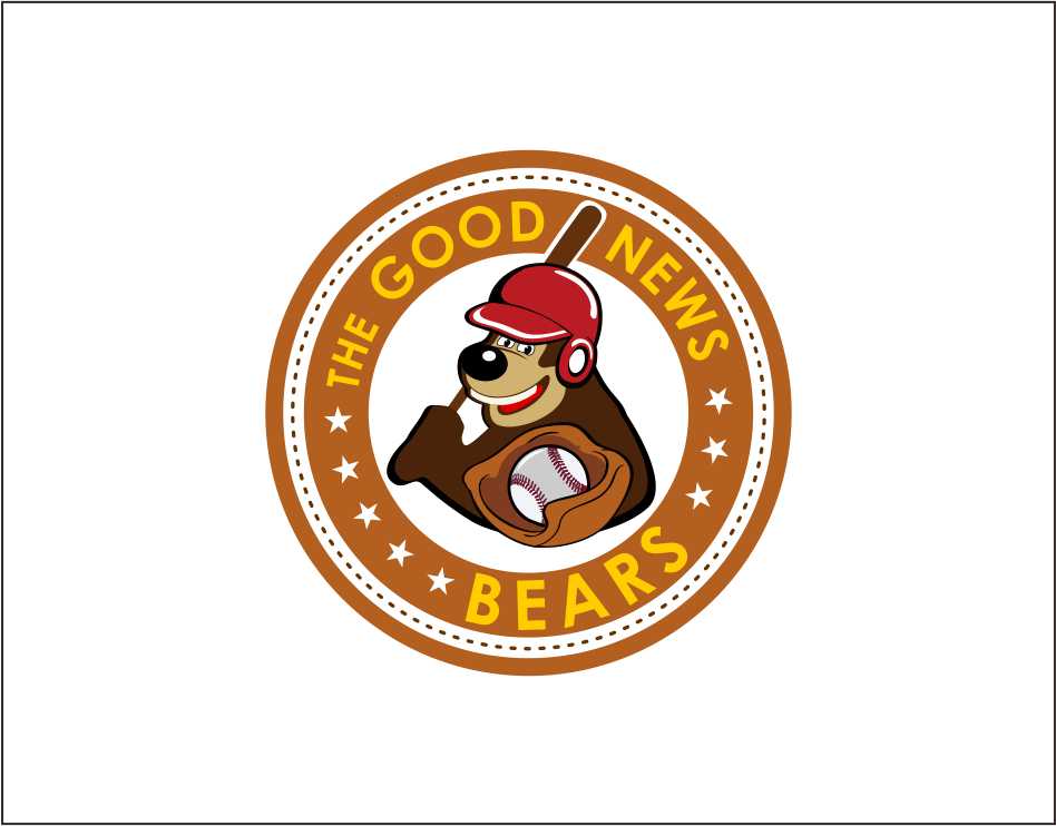 Bear Holding Bat Logo