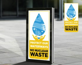 Protect Our Waterways-No Nuclear Waste entry by PriBa