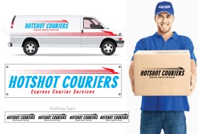 Winning entry: HotShot-Couriers.com entry by Shark Attack