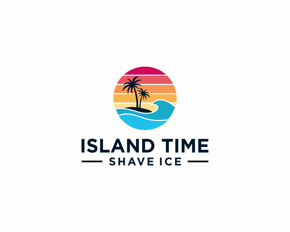 Logo Design for Island Time Shave Ice