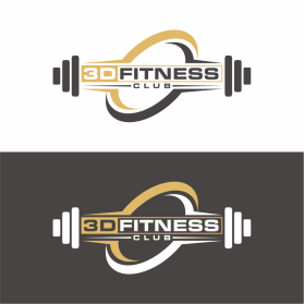 Winning entry: 3D Fitness Club entry by makrufi