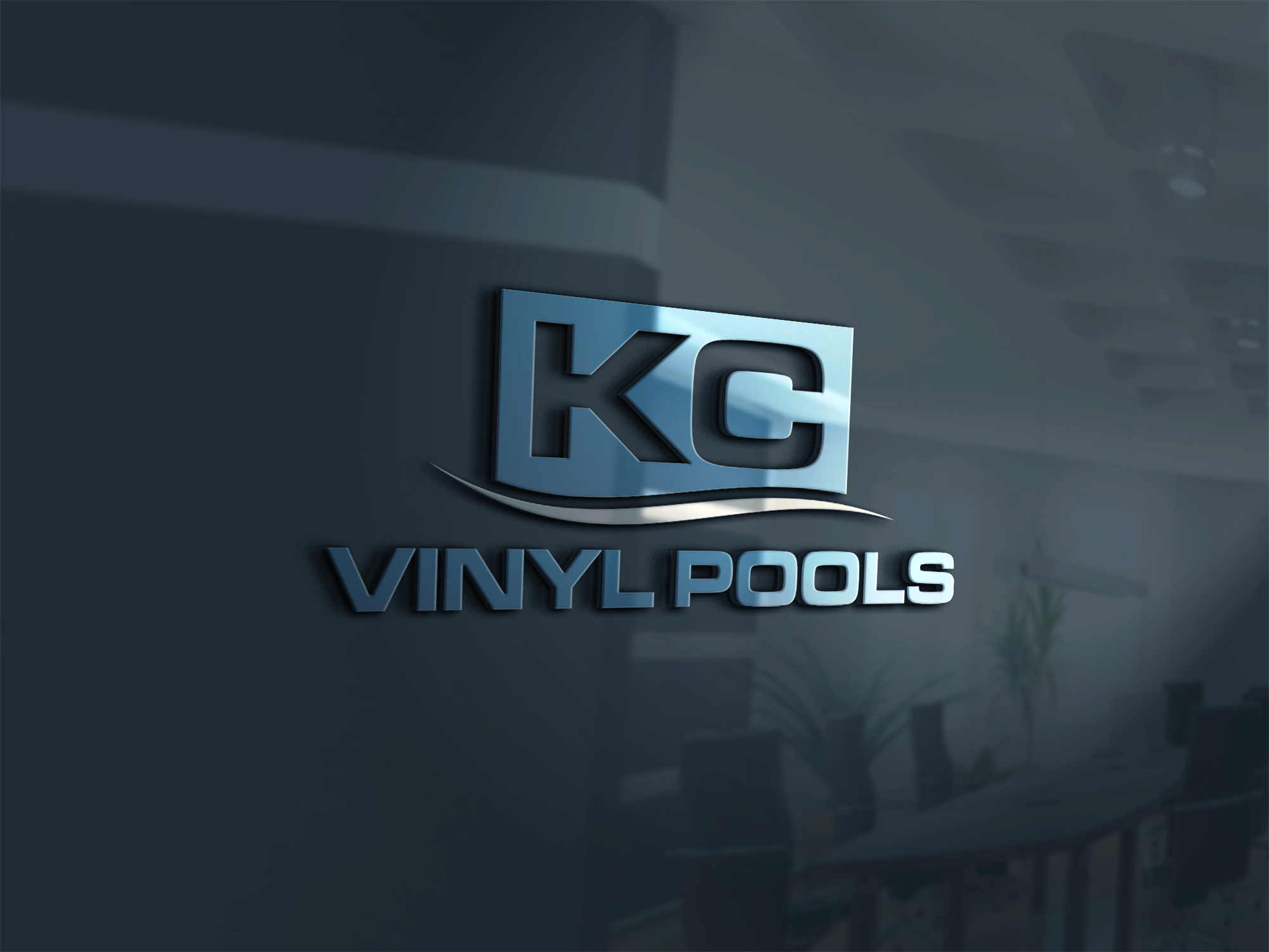 Logo Design for KC Vinyl Pools