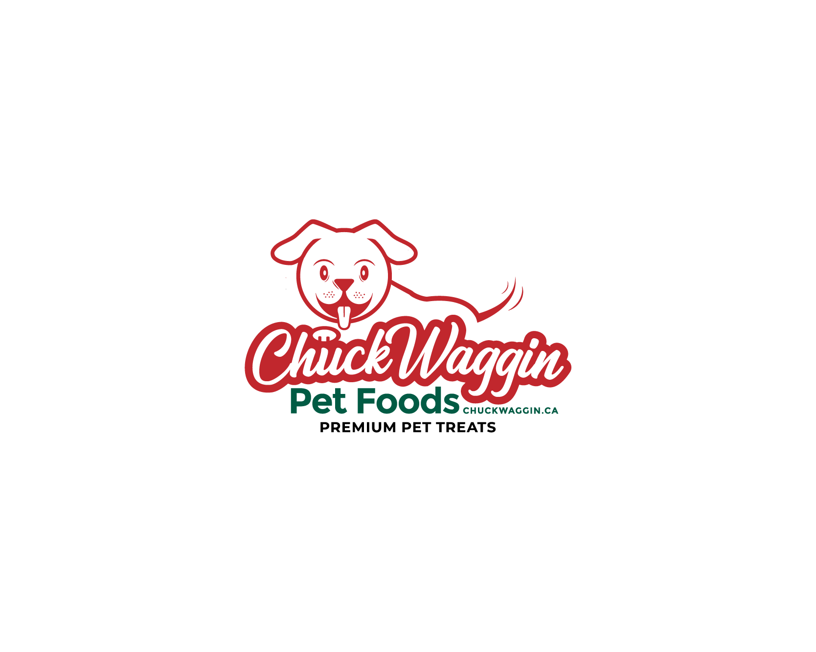 Red & White Dog Logo