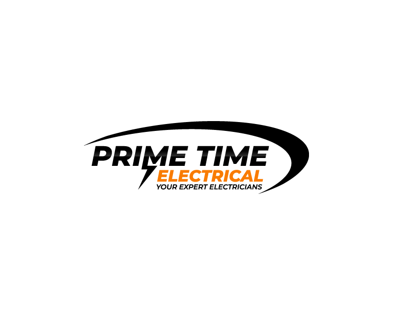 Logo Design for PRIME TIME ELECTRICAL