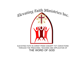Elevating Faith Ministries Inc. entry by KiesJouwStijl